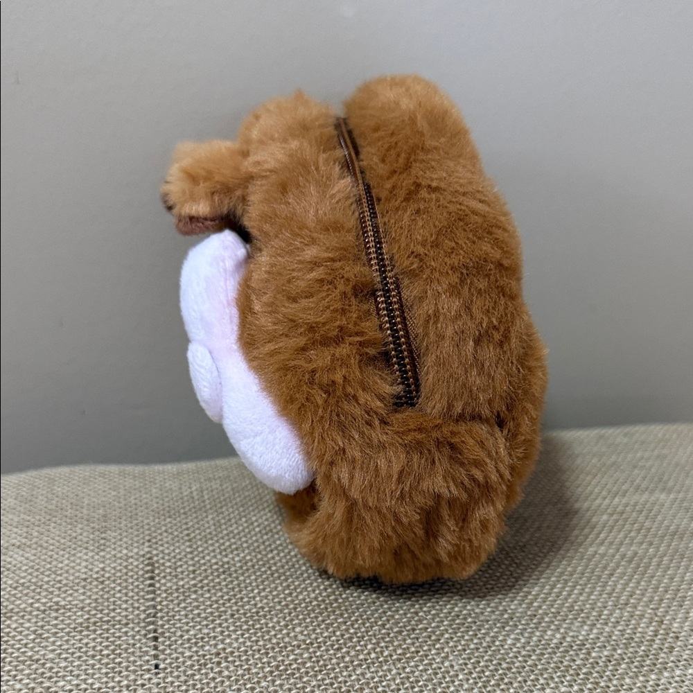 💝 Plush Brown Hello Kitty Capybara Bag with Pink Bow Cosmetic, Accessories etc. - Picture 4 of 7